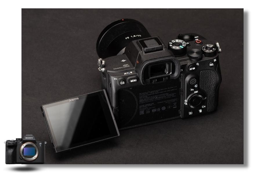 Sony a7S III vue arrière